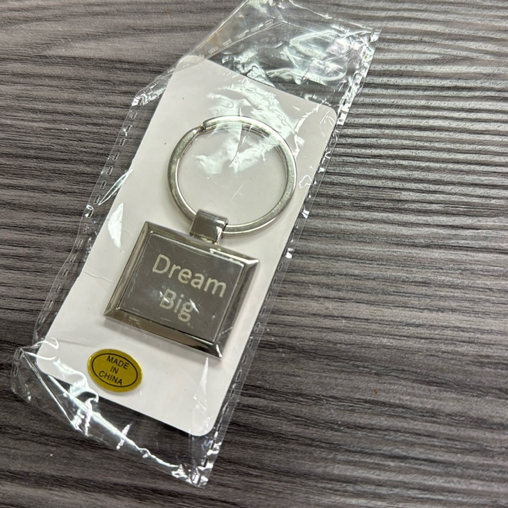 Dream Big keychain new in excellent condition